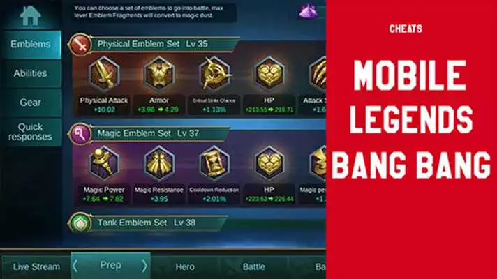 Play Cheats for Mobile Legend Bang Bang
