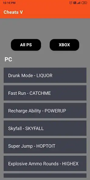 Play Cheats V as an online game Cheats V with UptoPlay