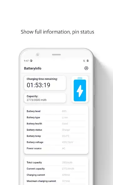 Play Check Battery Info  and enjoy Check Battery Info with UptoPlay