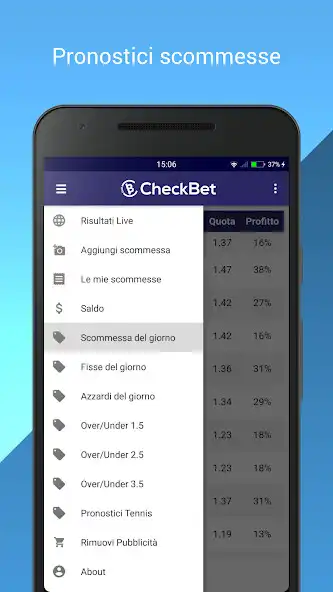 Play CheckBet: scanner e pronostici scommesse as an online game CheckBet: scanner e pronostici scommesse with UptoPlay