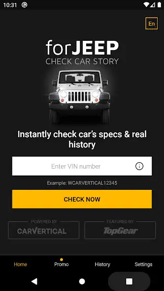 Play Check Car History For Jeep  and enjoy Check Car History For Jeep with UptoPlay