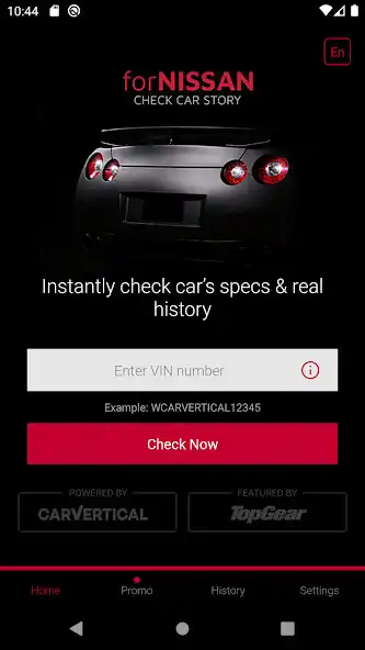 Play Check Car History For Nissan  and enjoy Check Car History For Nissan with UptoPlay