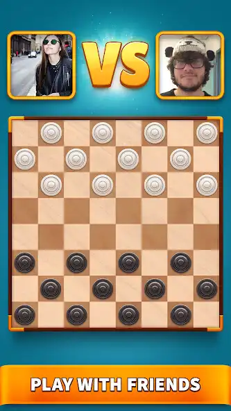 Play Checkers Clash: Online Game  and enjoy Checkers Clash: Online Game with UptoPlay
