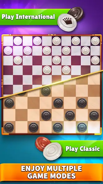 Play Checkers Clash: Online Game as an online game Checkers Clash: Online Game with UptoPlay