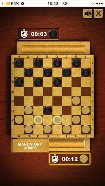 Play Checkers Draughts - board game as an online game Checkers Draughts - board game with UptoPlay
