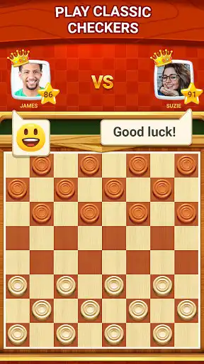 Play Checkers - Online  Offline  and enjoy Checkers - Online  Offline with UptoPlay