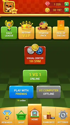 Play Checkers - Online  Offline as an online game Checkers - Online  Offline with UptoPlay