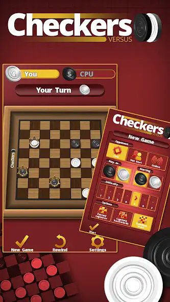 Play Checkers Versus as an online game Checkers Versus with UptoPlay