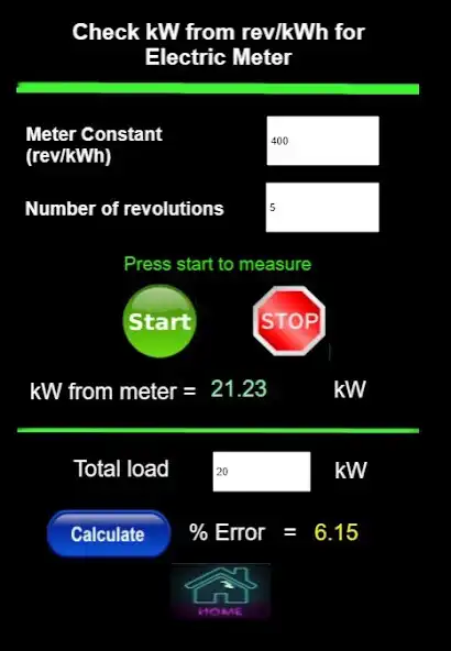 Play Check kwh meter as an online game Check kwh meter with UptoPlay