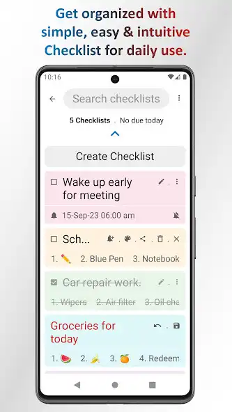 Play Checklist - Notes and Tasks as an online game Checklist - Notes and Tasks with UptoPlay