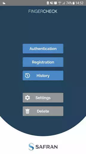 Play APK CheckMyFinger  and enjoy CheckMyFinger with UptoPlay com.morpho.mph_bio_sdk.android.sdk.example.demonstrator_app.finger