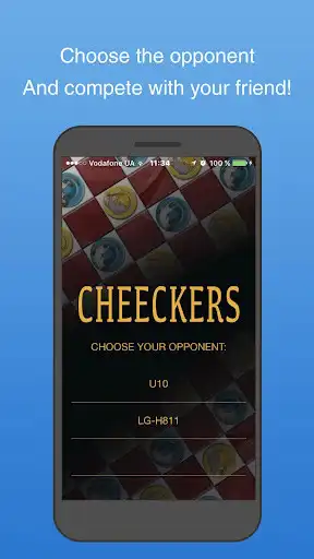 Play Cheeckers checkers as an online game Cheeckers checkers with UptoPlay