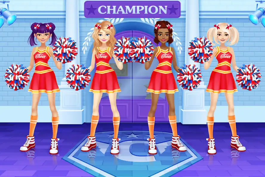Play Cheerleader Dress Up For Girls  and enjoy Cheerleader Dress Up For Girls with UptoPlay