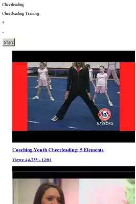 Play Cheerleader Training