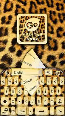Play Cheetah Gold Go Keyboard