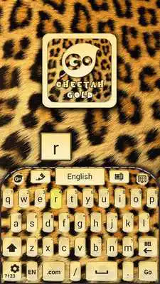 Play Cheetah Gold Go Keyboard