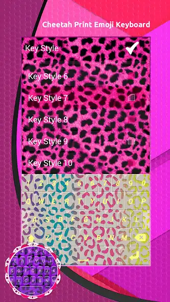 Cheetah Print Emoji Keyboard online game with UptoPlay