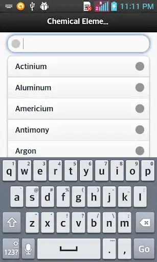 Play Chemical Element Dictionary