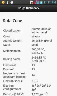 Play Chemical Element Dictionary