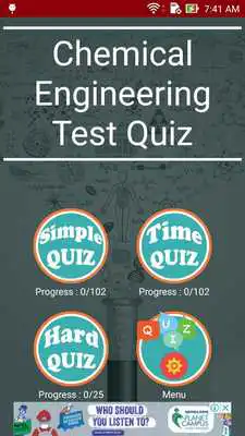Play Chemical Engineering Test Quiz