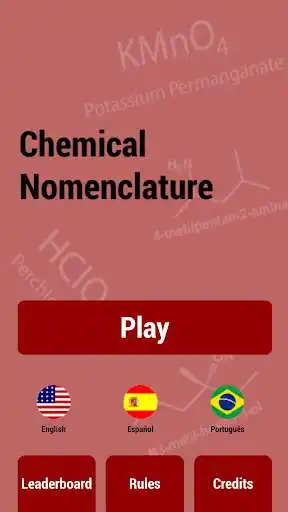 Play Chemical Nomenclature