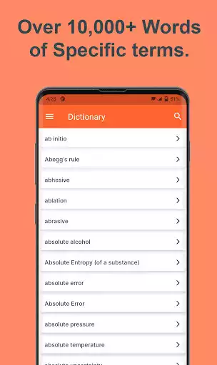 Play APK Chemistry Dictionary  and enjoy Chemistry Dictionary with UptoPlay com.imaging8.start.chemistrydictionari