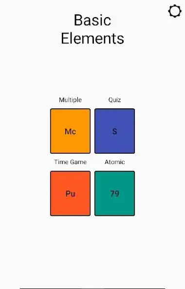 Play chemistry elements as an online game chemistry elements with UptoPlay