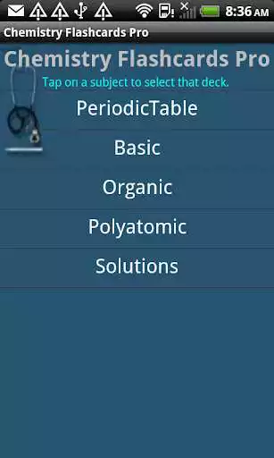 Play Chemistry Flashcards Pro