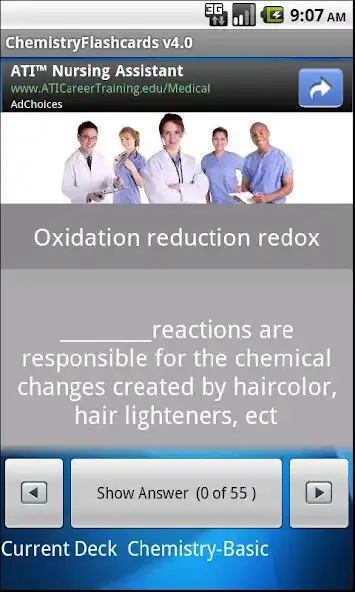 Play Chemistry FlashCards as an online game Chemistry FlashCards with UptoPlay