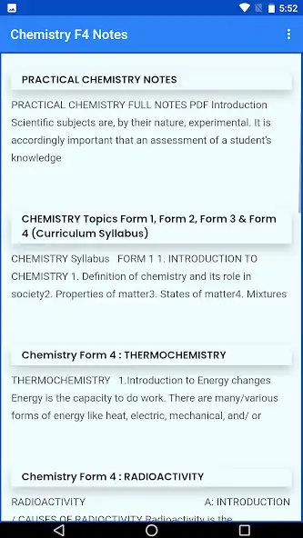 Play Chemistry form 4 notes  and enjoy Chemistry form 4 notes with UptoPlay