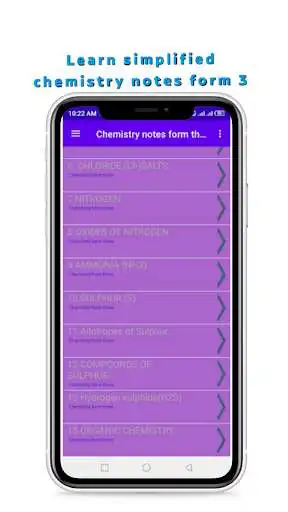 Play Chemistry: form three notes  and enjoy Chemistry: form three notes with UptoPlay