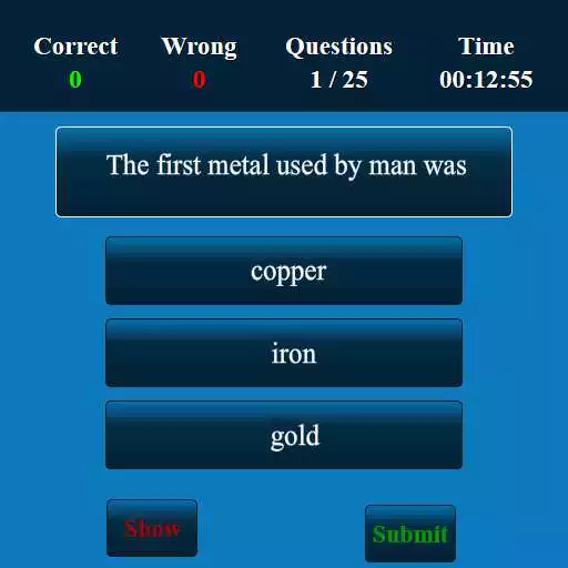 Play Chemistry MCQ