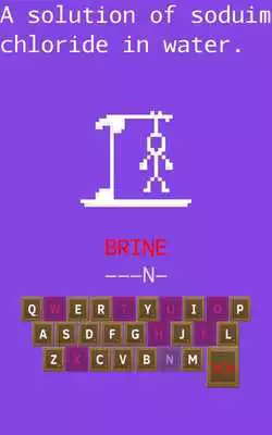 Play Chemistry Terms Hangman Test
