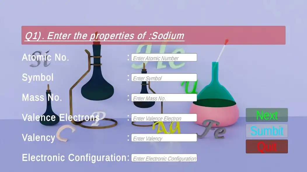 Play Chem Learn as an online game Chem Learn with UptoPlay