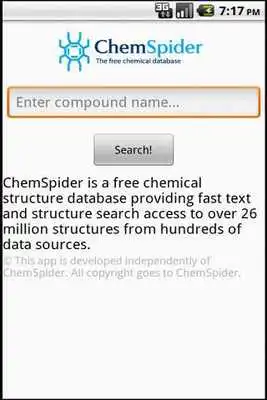 Play ChemSpider Search