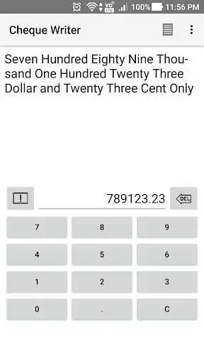Play Cheque Writer