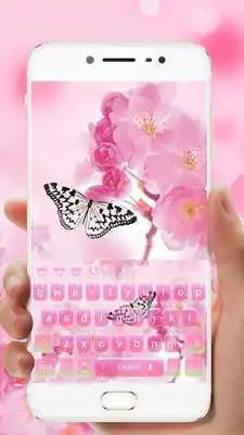 Play Cherry Blossom Butterfly Keyboard Theme