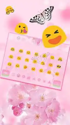 Play Cherry Blossom Butterfly Keyboard Theme