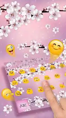 Play Cherry Blossom Keyboard Theme