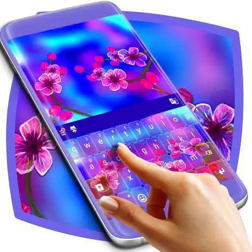 Free play online Cherry Flowers Keyboard  APK