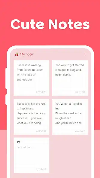 Play Cherry Notes - easy memo  and enjoy Cherry Notes - easy memo with UptoPlay