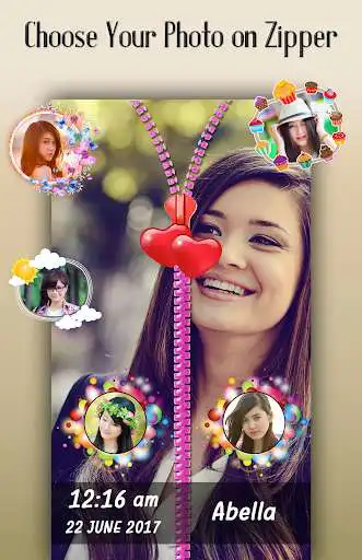 Play Cherry Zipper Lock Screen as an online game Cherry Zipper Lock Screen with UptoPlay
