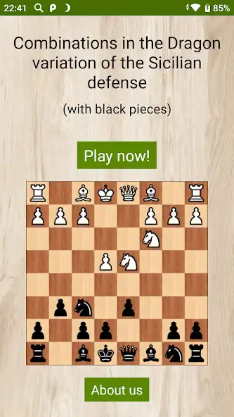 Play Chess - Dragon variation  and enjoy Chess - Dragon variation with UptoPlay