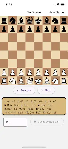 Play Chess: Eloguessr  and enjoy Chess: Eloguessr with UptoPlay