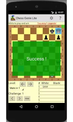 Play Chess Genie Lite as an online game Chess Genie Lite with UptoPlay