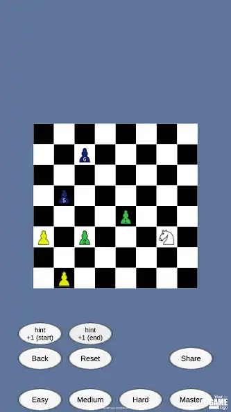Play Chess Horse Puzzle as an online game Chess Horse Puzzle with UptoPlay