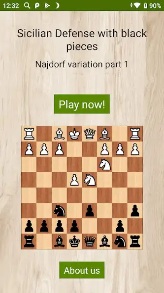 Play Chess - Najdorf variation  and enjoy Chess - Najdorf variation with UptoPlay