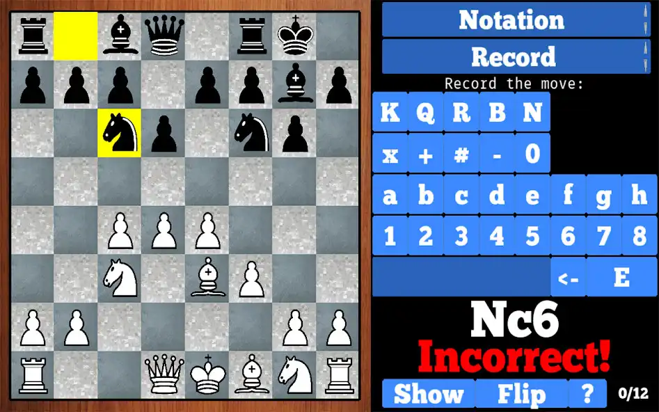 Play Chess Notation Trainer as an online game Chess Notation Trainer with UptoPlay