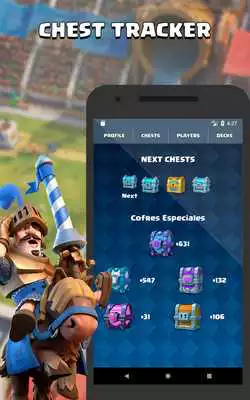 Play Chest detector and Decks finder for Clash Royale