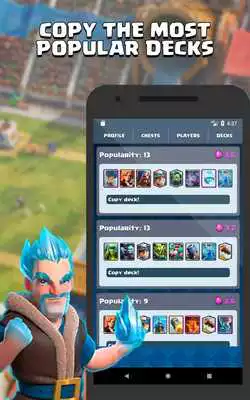 Play Chest detector and Decks finder for Clash Royale
